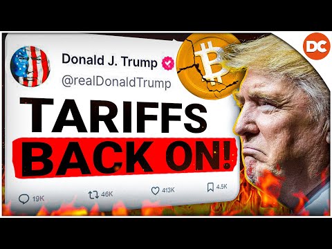 Bitcoin Falling: New TRUMP Tariff Destroying Crypto Prices