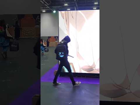 I hacked a digital billboard in London #chainsawman #cosplay #wrench #watchdogs