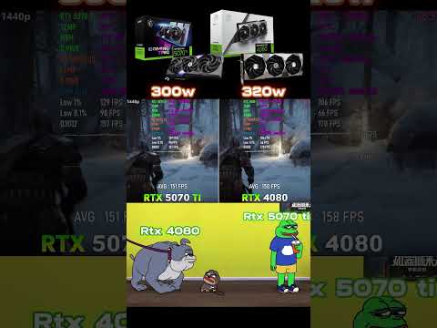RTX 4080 vs RTX 5070 ti #gaming #gamingpc #pc #pcgaming #pcbuilding #comparison #gpu #nvidia