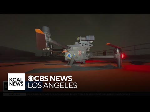 San Bernardino firefighters unveil drone used to survey fires before first responders can arrive