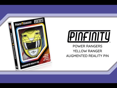 Pinfinity x Power Rangers - Yellow Ranger Augmented Reality Pin