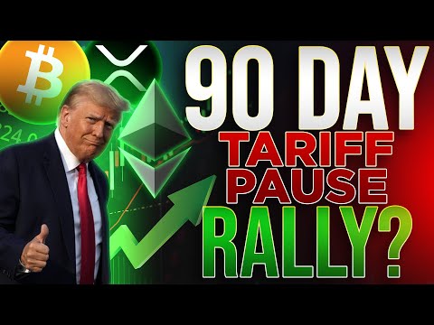90-Day Tariff Pause Rally!🚀Crypto Market Update🚨