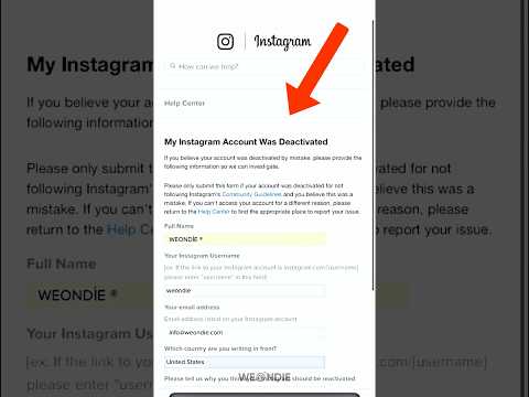 HOW I RECOVERED MY DISABLED INSTAGRAM ACCOUNT - INSTAGRAM DISABLED FORM