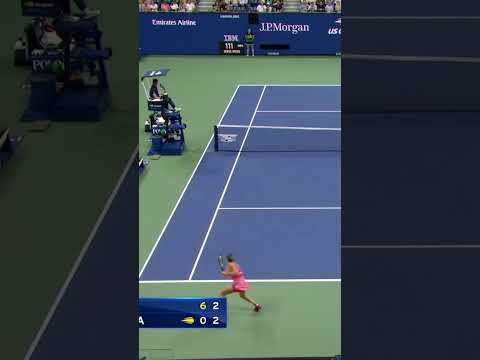 Madison Keys finds the PERFECT angle! 👌