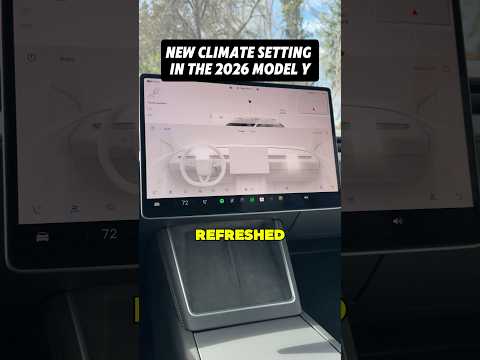 Tesla Added a NEW Climate Control Setting in the Mode Y Juniper 😳💨