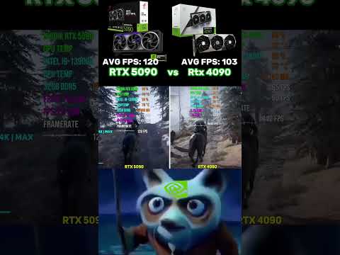 Rtx 5090 vs Rtx 4090 #pc #pcgaming #pcgaming #nvidia #gpu #graphicscard #benchmark #comparison