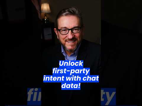 Unlock first-party intent with chat data!