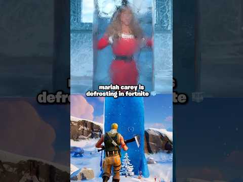 MARIAH CAREY IS DEFROSTING! 🧊 #fortnite #shorts