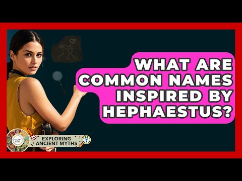 What Are Common Names Inspired By Hephaestus? - Exploring Ancient Myths