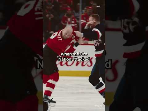 USA vs Canada - EXTREME Hockey Fight