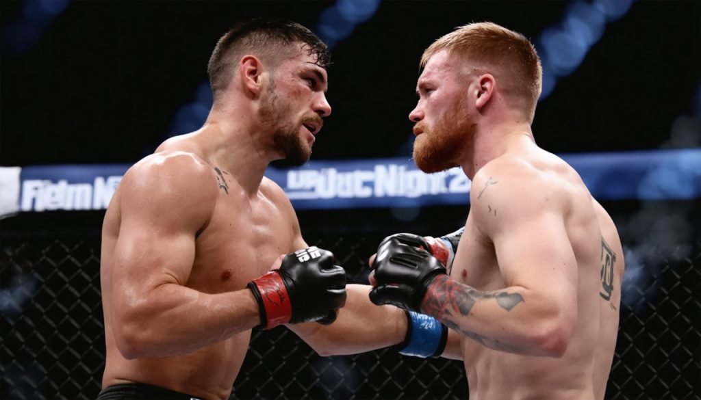 Two Fighters, One Night: A Gritty Battle for Redemption at UFC Fight Night 252 Two Fighters, One Night: A Gritty Battle for Redemption at UFC Fight Night 252