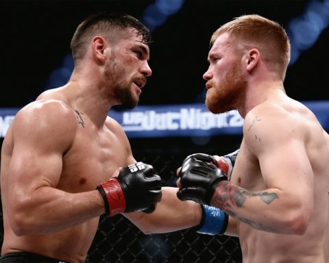 Two Fighters, One Night: A Gritty Battle for Redemption at UFC Fight Night 252 Two Fighters, One Night: A Gritty Battle for Redemption at UFC Fight Night 252