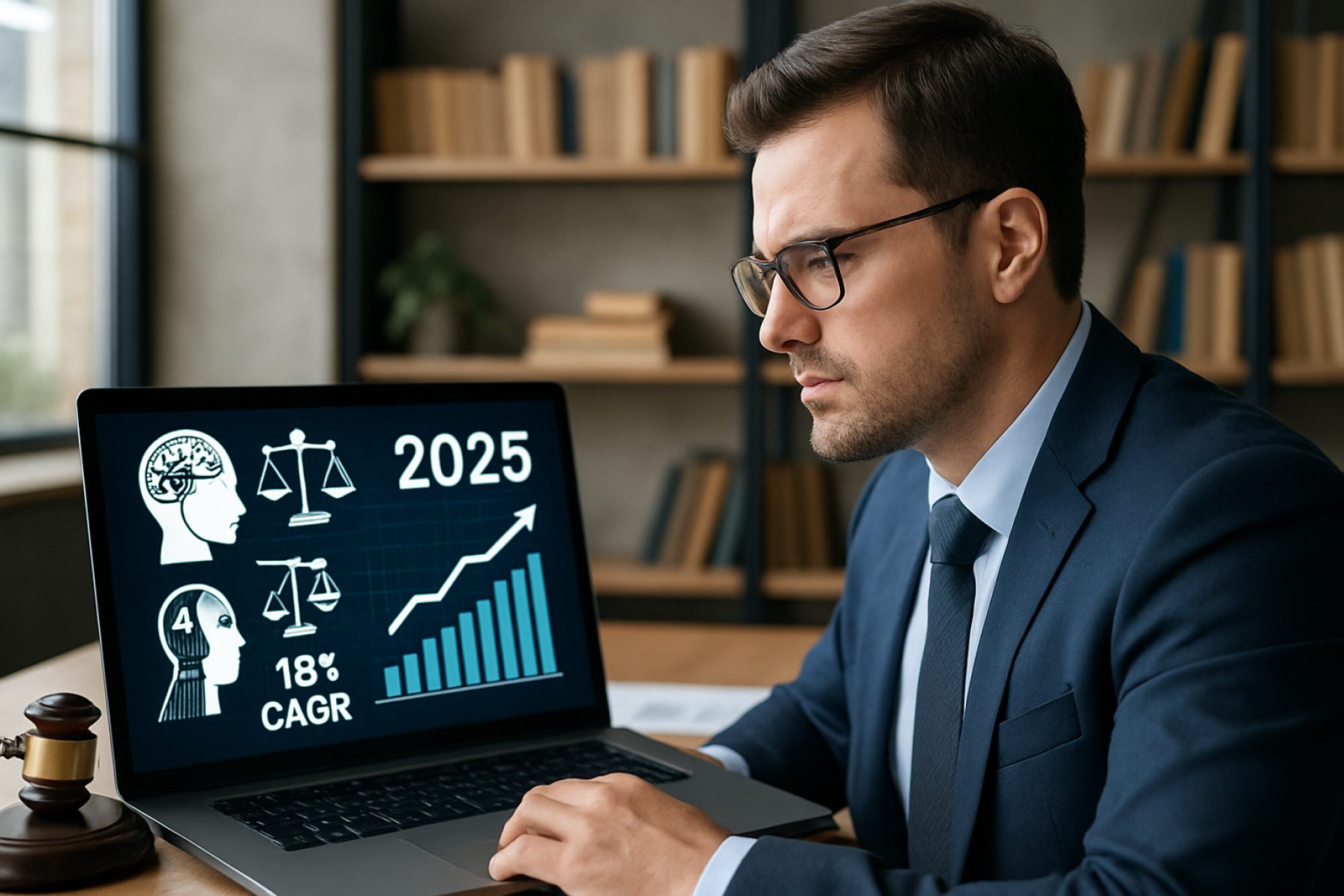 Trg tržišča pravnih tehnologij z močjo AI v skladu z regulativo 2025: Rastočih 18 % CAGR, ki ga spodbuja inovacija v regulaciji in povpraševanje po avtomatizaciji 